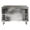 2-5ft Commercial Stainless Steel Food Prep Work Table Bench Kitchen Unit Cabinet