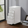 3/4/5/6/8 Drawers Mobile Metal Office Filing Cabinet Cupboard Storage on Castor