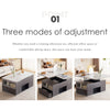 LIFT TOP COFFEE TABLE WITH 2 DRAWERS, SHELF STORAGE HYDRAULIC TEA TABLE DESK