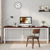 Tribesigns Double Desk, 200 cm Extra Long Computer Desk, Office Table