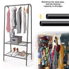 Heavy Duty Metal Clothes Rail Storage Garment Shelf Hanging Display Stand Rack