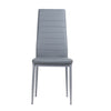 Table & 2/4/6 Chairs Dining Set Glass Dining Table Home Dining Room Furniture