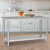 Commercial Catering Kitchen Stainless Steel Table Worktop Work Bench Prep Table