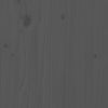 Bed Headboard Grey 166x4x100 Solid Wood Pine L5F2