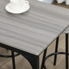 Bar Table Set 5 Piece Stools Industrial Dining Breakfast Table for Kitchen Home