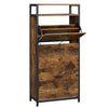 Shoe Cabinet With 3 Flip Doors, Storage Rack with Open Compartment LBS101B01