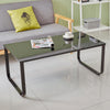 Modern Rectangle Coffee Table Tempered Glass Top Living Room Office Furniture UK