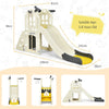 6-In-1 Kids Large Slipping Slide Toddlers Climber Slide Playset Playground