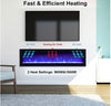 Media Wall Package With 40" Electric Fire & Acoustic panels