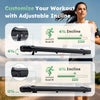 Home Treadmill Electric Treadmill LED Electric Walking Pad Smart Running Machine