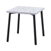 Small Space 3Pcs Square Dining Table+ 2 Dining Chair Set Dining Room Set Wooden