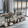 Industrial Wooden Retro Narrow Slim Console Table Side Table Hallway Furniture