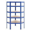 Garage Racking 5 Tier Shelving Units Boltless Heavy Duty Corner Shelf Adjustable