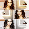 Bathroom Mirror Illuminated With LED Lights Demister Mirror Wall Mounted Touch