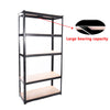 150CM/180CM 5 Tier Racking Shelf Heavy Duty Steel Garage Shelving Unit Garage