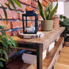 Industrial Style TV Unit Stand Media Lowboard Cabinet Vintage Storage Solid Wood