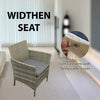 Rattan Garden Furniture Set 4 Piece Patio Table Chairs Sofa Outdoor Conservatory