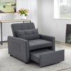 Convertible 3-in-1 Folding Sofa Bed Pull Out Sleeper Chair Bed Single Armchair