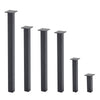 Set of 4 Black Metal Feet Strong Furniture Legs Pedestals for Table Chair Bench