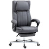Executive Office Chair Reclining Office Chair with Headrest Dark Grey