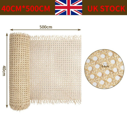 40CM*5M Natural Rattan Weave Cane Webbing for Chair Furniture Repair Material