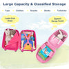 2Pcs 12" 16" ABS Kids Suitcase Backpack Luggage Set School Travel Lightweight