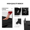 2 IN1 Wooden Shoe changing Bench Shoe Storage Cabinet Organizer Padded Seat