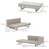 Grey Rattan Garden Sofa Set 5 Seater Outdoor Patio Furniture Table Cushions