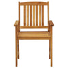 Garden Chairs 8 pcs Solid Acacia Wood vidaXL