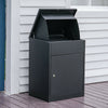 Extra Large Outdoor Parcel Secure Box Lockable Package Delivery Drop Postbox