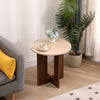Mid Century 50cm Round Coffee Table Side Table for Living Room&Apartment Wooden