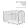 Polytunnel Greenhouse 3x2x2m Walk In Garden Plants Grow House Shed Unit Door