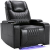 Gaming Recliner Chair Cinema Armchair PU Leather Electric Recline Single Sofa