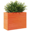 Garden Planter Wax Brown 90x40x68.5 Solid Wood Pine B3C8