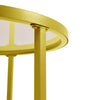 Nesting Round Side Table Set of 2 Modern End Coffee Tea Bedside Table Nightstand