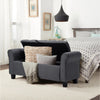 Chesterfield Ottoman Bed End Bench Armed Storage Box Linen Padded Window Seat