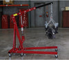 2 Ton Hydraulic Folding Engine Crane Stand Jack Workshop Hoist Lift Lifter Heavy