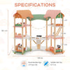 Multi-Layer Wooden Dollhouse Kids DIY Pretend Dollhouse