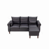Luxury 3 Seater Corner Sofa Armchair Settee Couch with Footstool Living Room