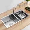 Double Bowl Stainless Steel Drop-in Kitchen Sink Dishwasher Vegetable Sink Home