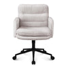 Ralex-chair Office Chairs Faux Cashmere Desk Chair with Adjustable Height,Cream