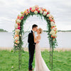 Metal Wedding Arch Trellis Garden Arbor for Climbing Plants Floral Decor