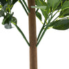 Realistic Artificial Lemon Tree 120cm 4ft Plastic Indoor Plant Office Desk Decor