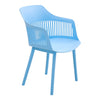 4pcs Dining Chairs Contemporary Lounge Dining Home Office Plastic Reception Seat