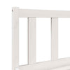Long Bed Frame without White 90x210 Solid Wood Pine K0Z7