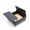 Extra Lift Up Square Storage Ottoman,Upholstered Coffee Table Storage Ottoman