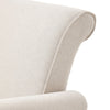 Fireside Armchair Wing Back Upholstered Queen Anne Chair Bedroom Lounge Sofa NEW