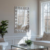 Modern Accent Glass Wall Mirror Rectangular for Living Room Bedroom Office Foyer