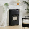 4.2KW PORTABLE FIRE CALOR GAS HEATER LPG CABINET BUTANE REGULATOR HOSE CASTORS
