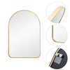 Wall Mirror Arched Metal Framed Dressing Makeup Mirror Large Medium Small Unit